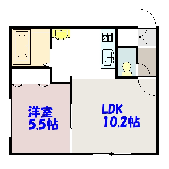 ピースフルⅡ１０２間取図