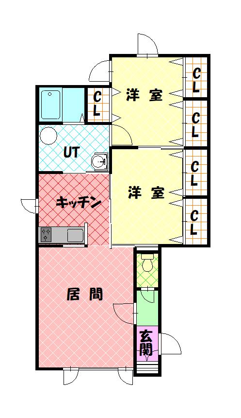 チェリー１・２２０１間取図