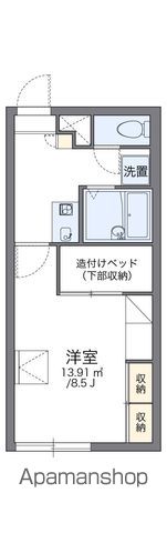 レオパレス大町205間取図