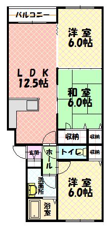セリエ川端305間取図