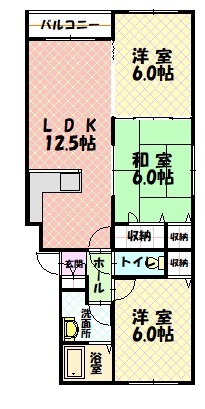 セリエ川端310間取図