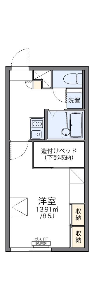 レオパレスTOKO74203間取図