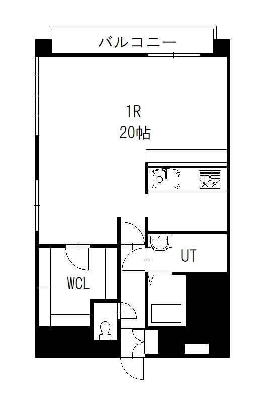 ノルテ3条通1103間取図