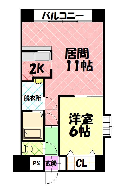 ノルテ3条通0402間取図