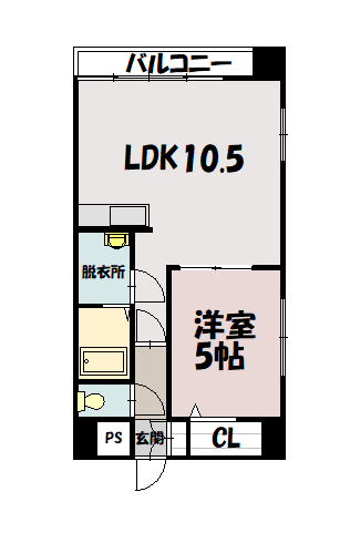 ノルテ3条通0201間取図