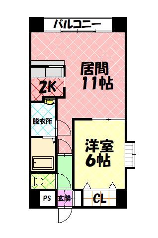 ノルテ3条通0502間取図