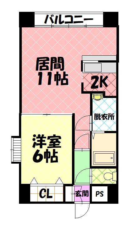 ノルテ３条通０５０１間取図