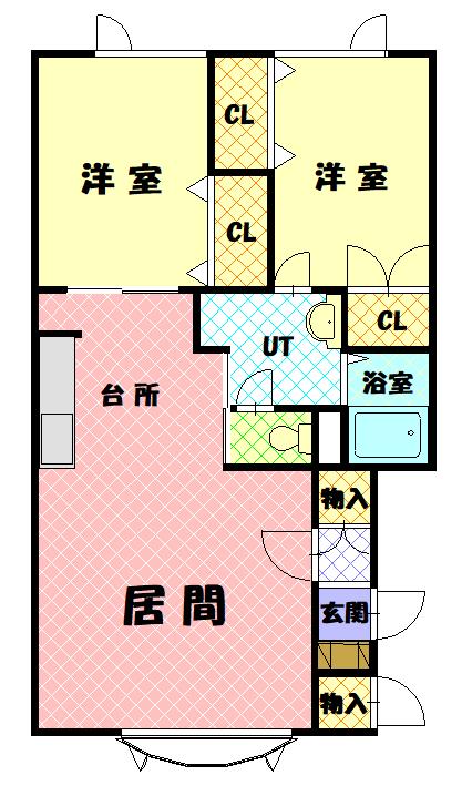 アジト公園前101間取図