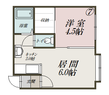 エクシード90207間取図