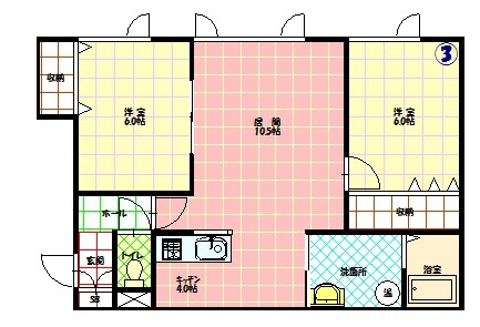 グランピア６・１１２０３間取図