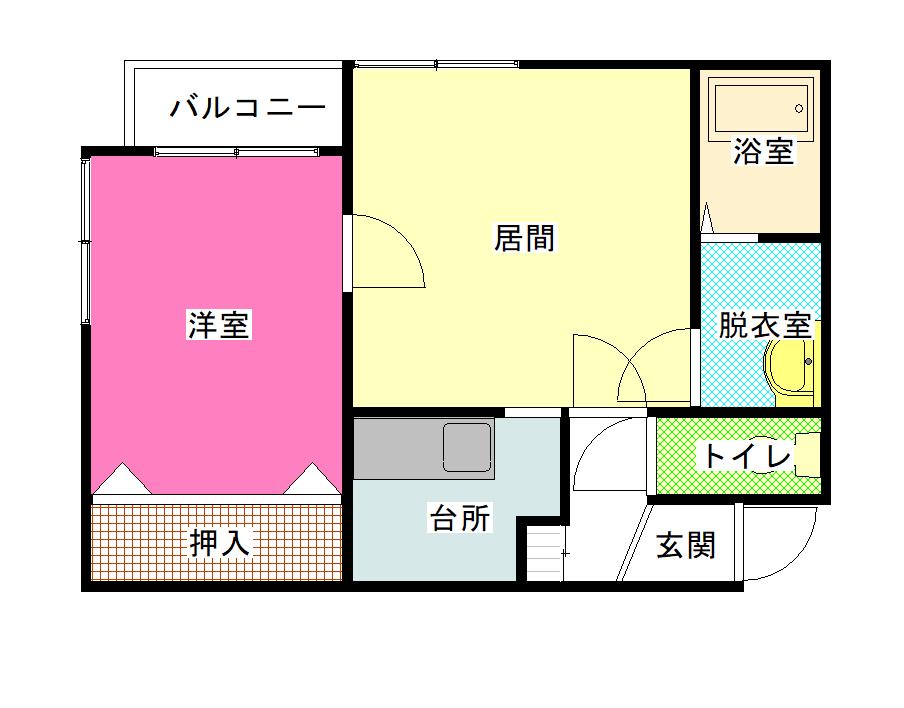 ロード３Ｅ間取図
