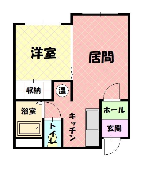 メゾンドフォレ202間取図