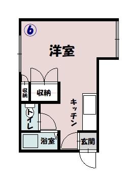 ホワイトロード106間取図