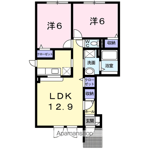 フレグランス39101間取図