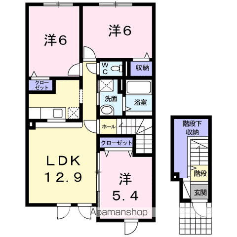 フレグランス39203間取図