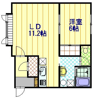 ラ・ヴィータ201間取図