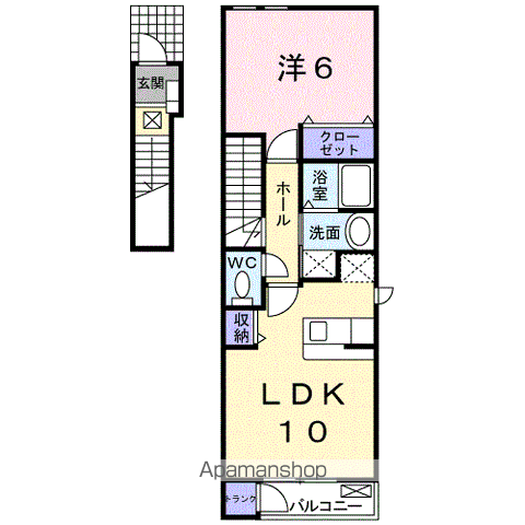 デフィⅡ201間取図