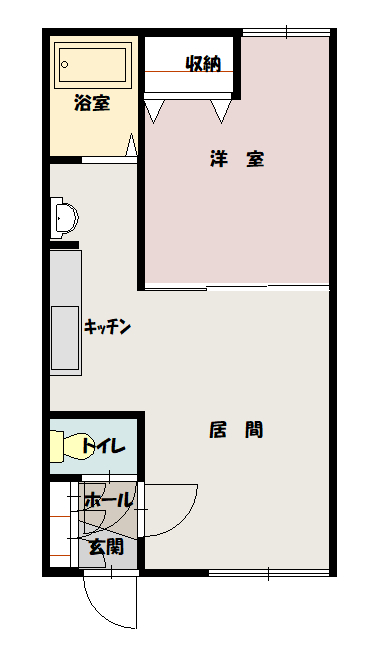 スプリングエンジェルⅡ２０３間取図