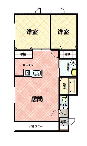 Ｋ．Ｍ．ＫⅡ３０１間取図