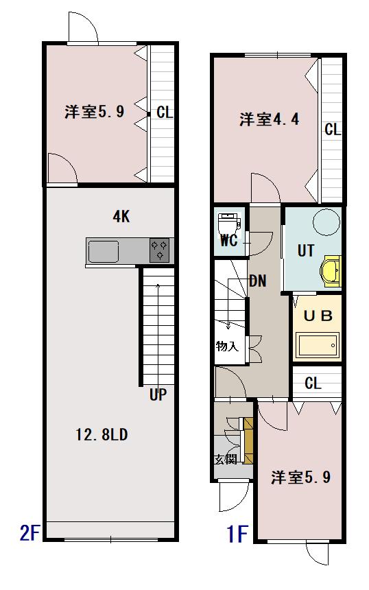 ａｔｅｅｎａ３・２３ⅠＢ間取図