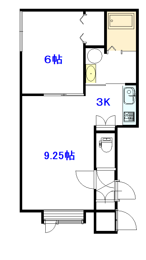 リネーア101間取図