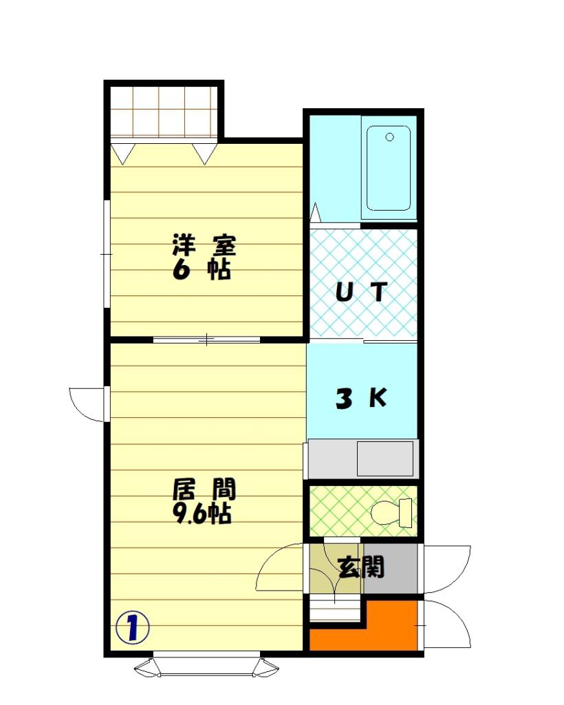 アルムス２０１間取図