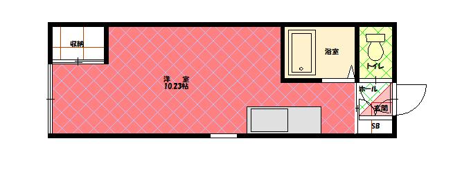 SILK(神楽岡)101間取図