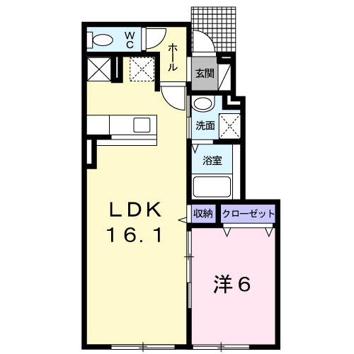 ルーマ　フォンテ103間取図