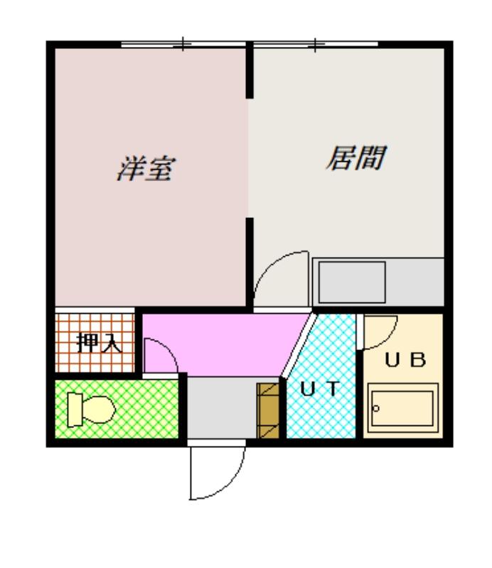 エンゼルハイツ東光１０２間取図