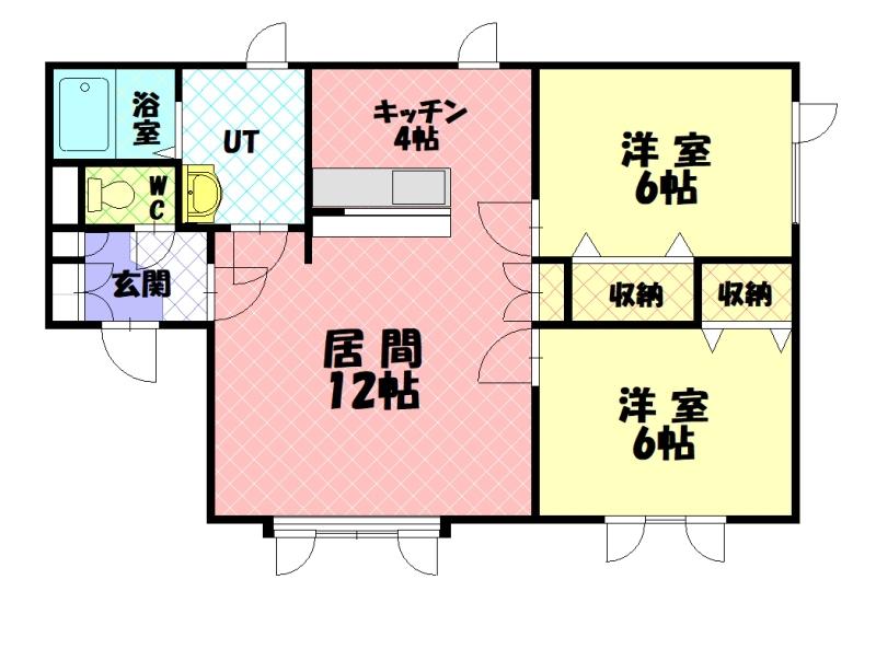 エポック神楽302間取図