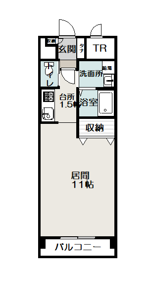 サテラ永山712間取図