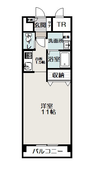 サテラ永山402間取図