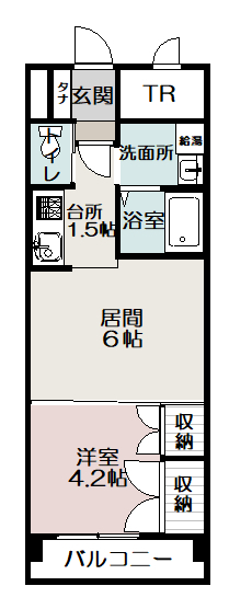 サテラ永山307間取図