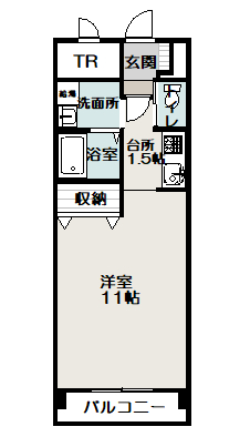 サテラ永山210間取図