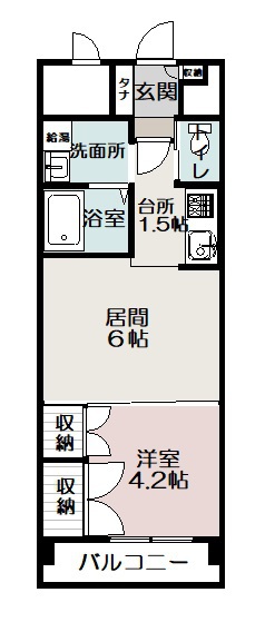 サテラ永山606間取図