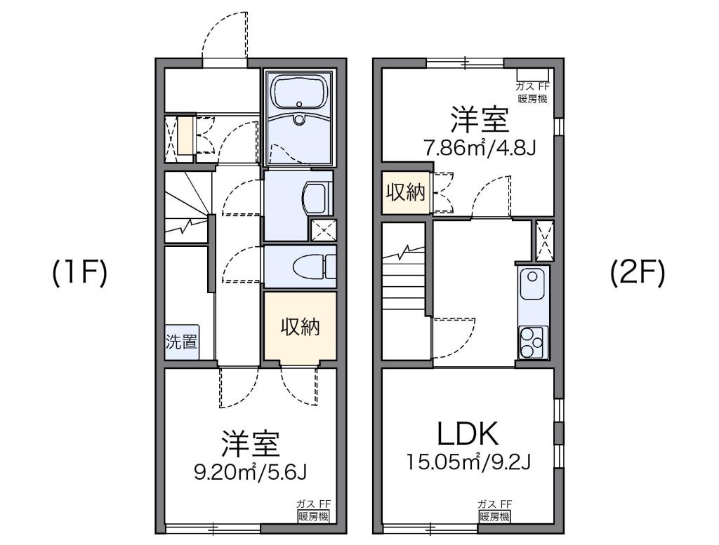 レオネクストマルコウ101間取図