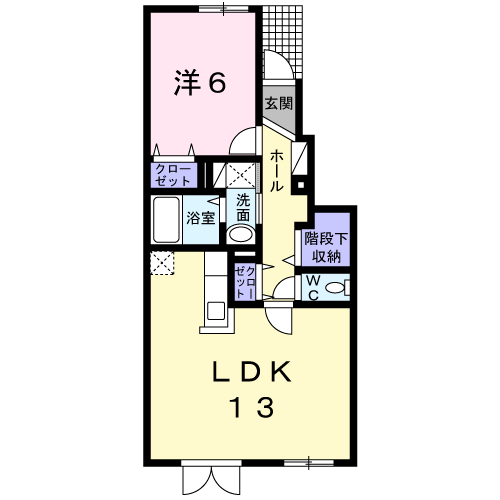 ガーデンヒルズ102間取図