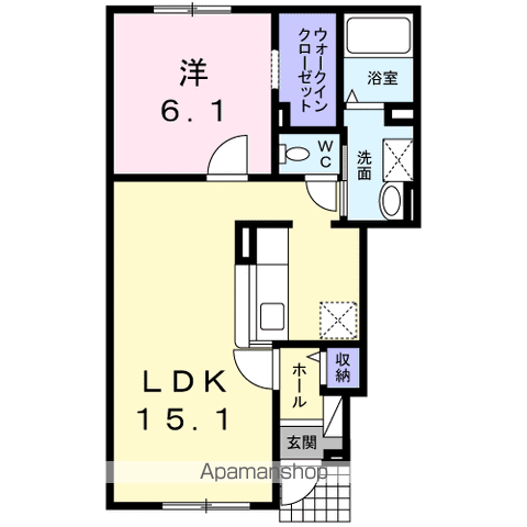 ブライトヴィラ101間取図