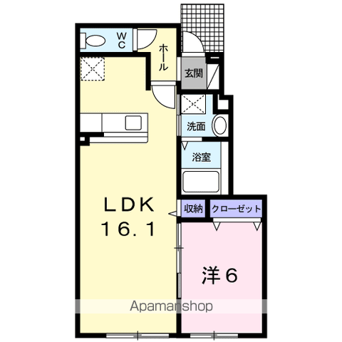 プレリュード102間取図