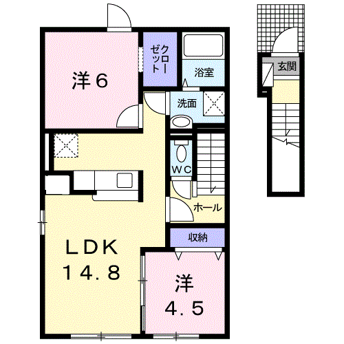 プレリュード２０２間取図