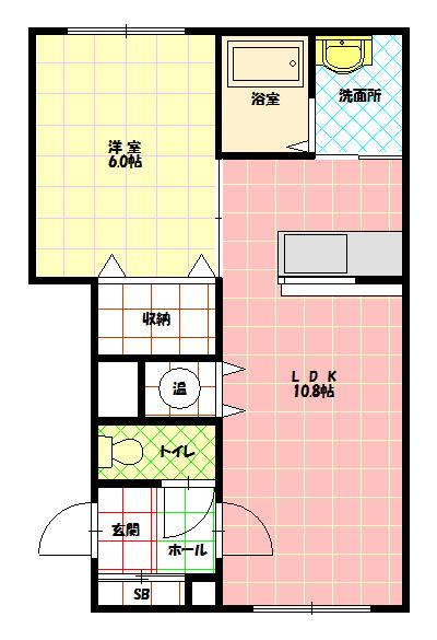 ベイクリスタル302間取図