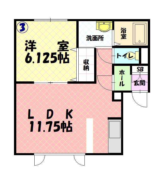 ＡＮＴＨＥＭ２３103間取図