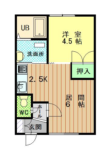 ベルメゾン8105間取図