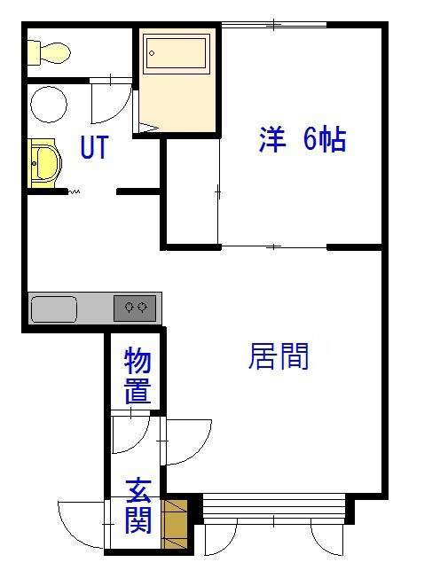 パステル２０２間取図