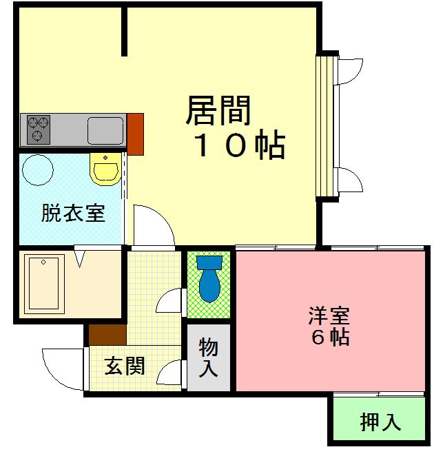 ブラザー２０３間取図