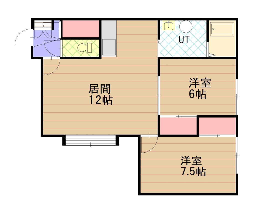 ピヴォ１０２間取図