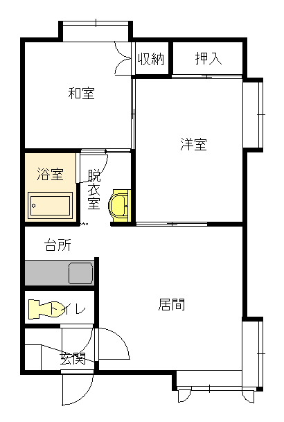プレステージ202間取図