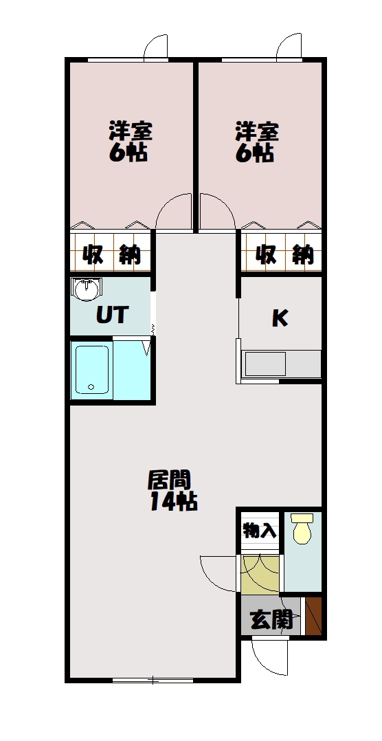 シンフォニー永山２・４１０２間取図