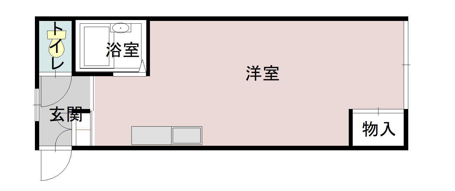 シルク近文201間取図