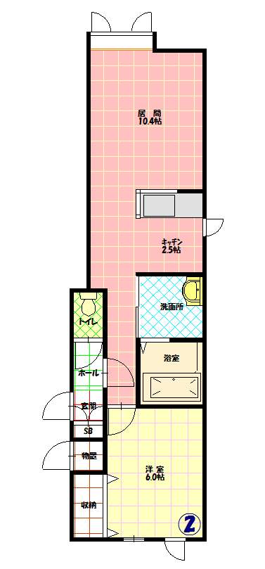 グラード２０２間取図